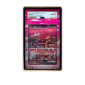151 Mew SAR card shown in a KAMI KAMI single graded card case with UV-printed original art