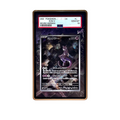 151 Mewtwo AR card shown in a KAMI KAMI single graded card case with UV-printed original art