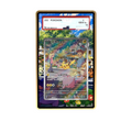 151 Pikachu AR card shown in a KAMI KAMI single graded card case with UV-printed original art
