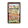 Eevee AR card shown in a KAMI KAMI single graded card case with UV-printed original art