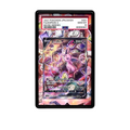 Espeon V card shown in a KAMI KAMI single graded card case with UV-printed original art