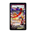 Ethans Ho-Oh card shown in a KAMI KAMI single graded card case with UV-printed original art