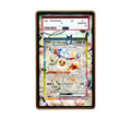 Flower Eevee card shown in a KAMI KAMI single graded card case with UV-printed original art