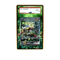 Gouging Fire SAR card shown in a KAMI KAMI single graded card case with UV-printed original art