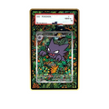 Haunter Promo card shown in a KAMI KAMI single graded card case with UV-printed original art