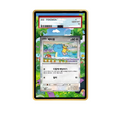 Korean Ditto card shown in a KAMI KAMI single graded card case with UV-printed original art