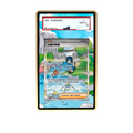 Lanas Aid SAR card shown in a KAMI KAMI single graded card case with UV-printed original art