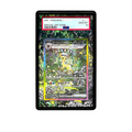 Leafeon SAR card shown in a KAMI KAMI single graded card case with UV-printed original art