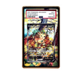 Leafeon V card shown in a KAMI KAMI single graded card case with UV-printed original art