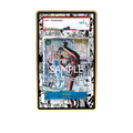 Manga Sanji card shown in a KAMI KAMI single graded card case with UV-printed original art