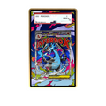 Mega Charizard MA card shown in a KAMI KAMI single graded card case with UV-printed original art
