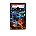 Mega Charizard SAR card shown in a KAMI KAMI single graded card case with UV-printed original art