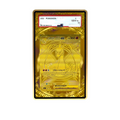 Mega Charizard Y MUR card shown in a KAMI KAMI single graded card case with UV-printed original art
