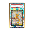 Mega Dragonite SAR card shown in a KAMI KAMI single graded card case with UV-printed original art