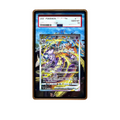 Mewtwo VSTAR card shown in a KAMI KAMI single graded card case with UV-printed original art