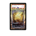 Ninetales AR card shown in a KAMI KAMI single graded card case with UV-printed original art