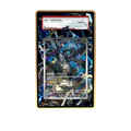 N's Zekrom card shown in a KAMI KAMI single graded card case with UV-printed original art