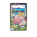 Preconstructed Lillie card shown in a KAMI KAMI single graded card case with UV-printed original art