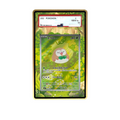 Rowlet AR card shown in a KAMI KAMI single graded card case with UV-printed original art
