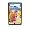 Serena SR card shown in a KAMI KAMI single graded card case with UV-printed original art