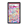 Sylveon SAR card shown in a KAMI KAMI single graded card case with UV-printed original art