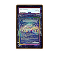 Terapagos SAR card shown in a KAMI KAMI single graded card case with UV-printed original art