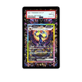 Umbreon SAR card shown in a KAMI KAMI single graded card case with UV-printed original art