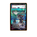 Umbreon VMAX card shown in a KAMI KAMI single graded card case with UV-printed original art