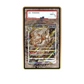 Zoroark SAR card shown in a KAMI KAMI single graded card case with UV-printed original art